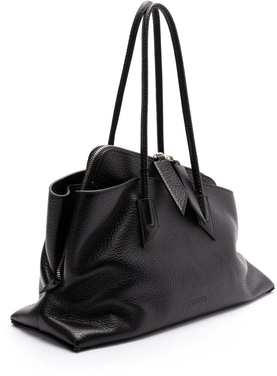 The Attico La Passeggiata Top Handle Black Zwart