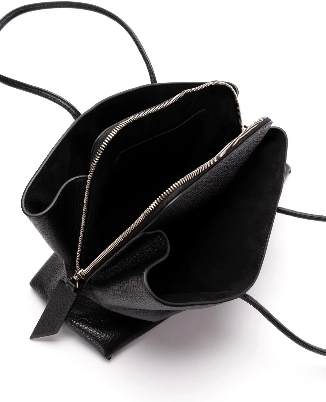 The Attico La Passeggiata Top Handle Black Zwart