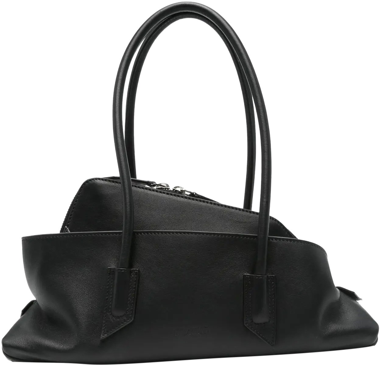 The Attico La Passeggiata Top Handle Small Black Zwart