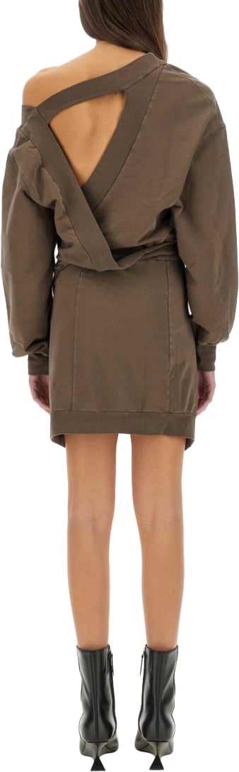 The Attico Cut-Out Dress Bruin