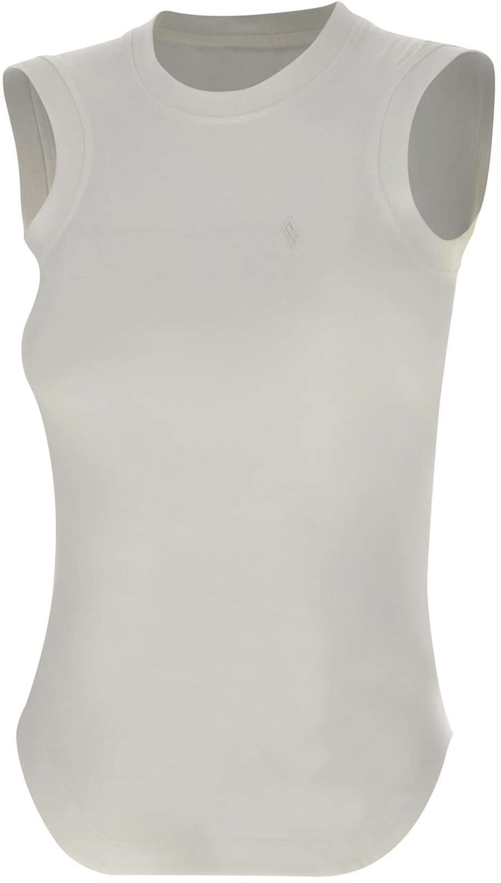 The Attico Top White Wit