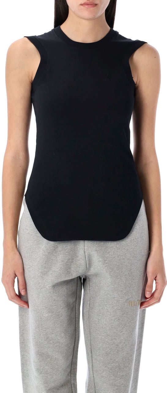 The Attico Reese Tank Top Nero Zwart