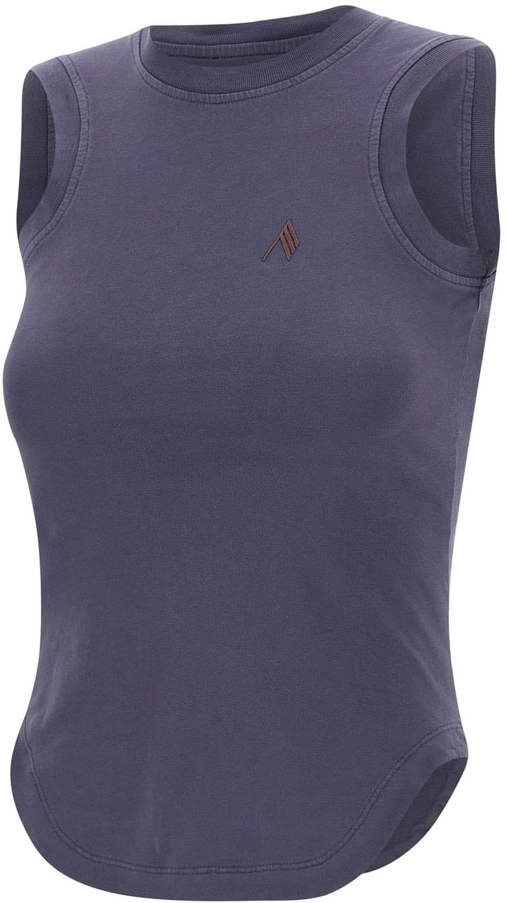 The Attico Top Purple Paars