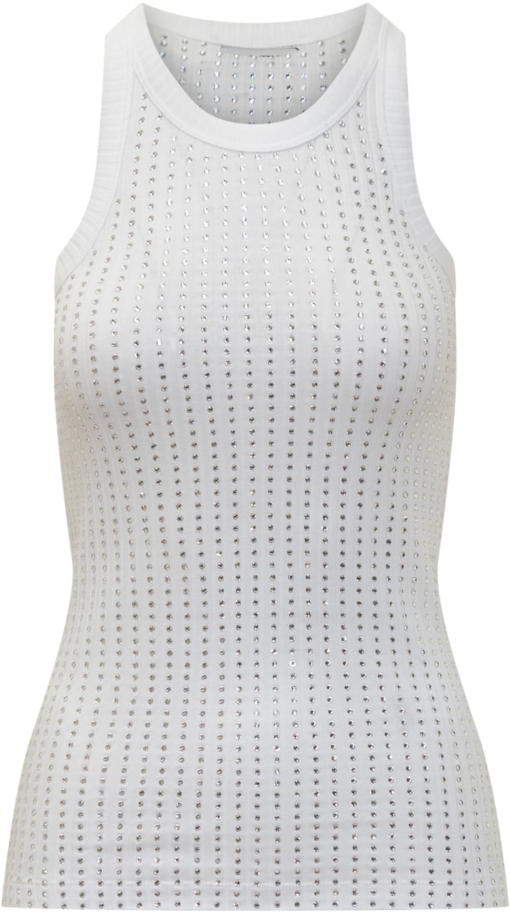 The Attico Canotta Thermostrass Wit