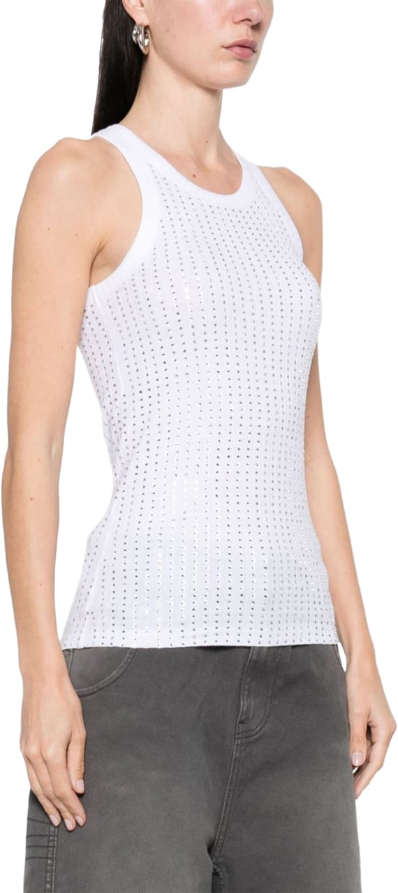 The Attico Top White Wit