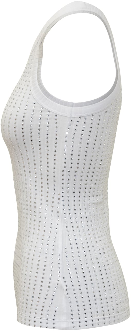 The Attico Canotta Thermostrass Wit