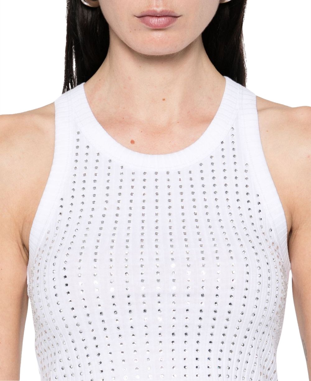 The Attico Top White Wit