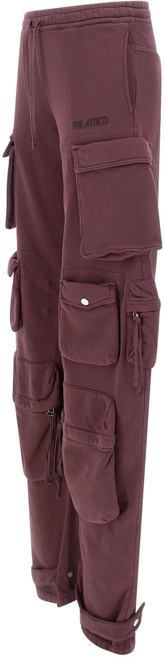 The Attico Trousers Red Rood
