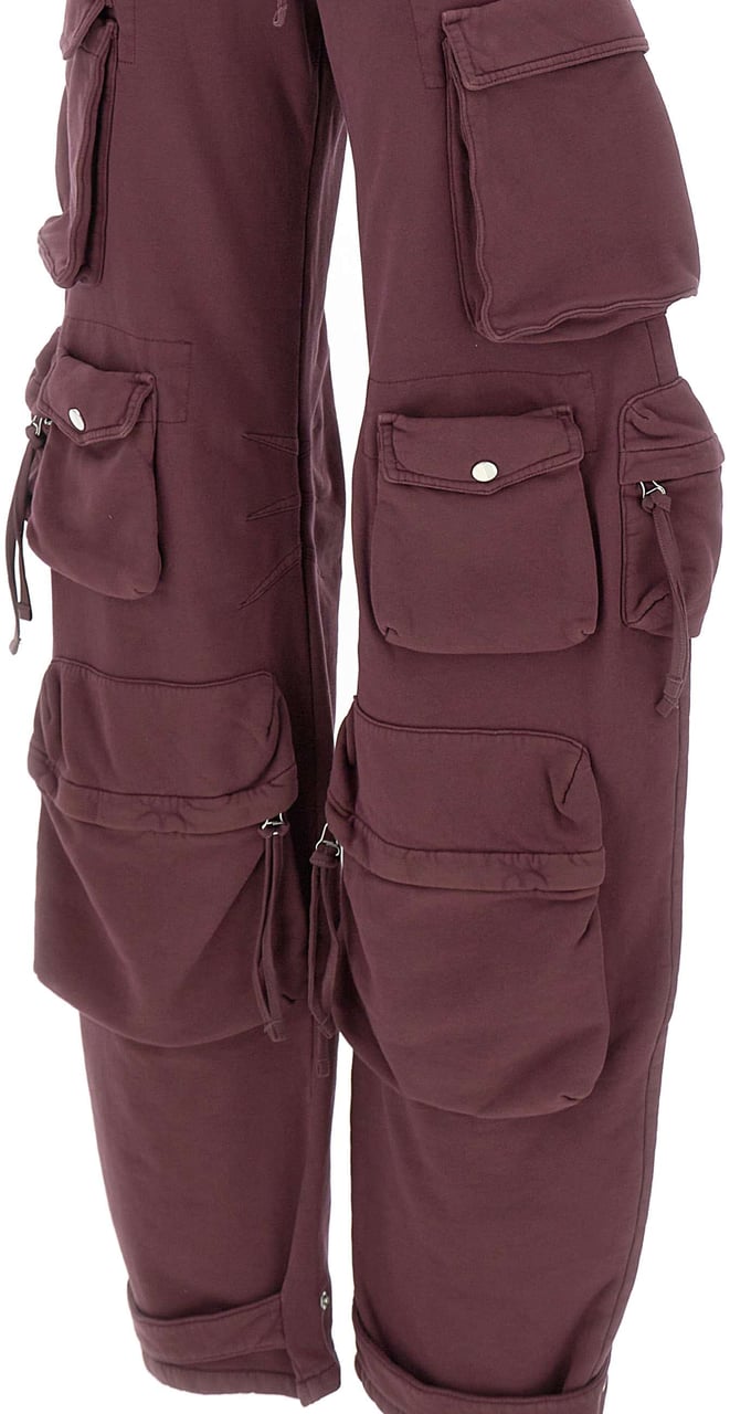 The Attico Trousers Red Rood