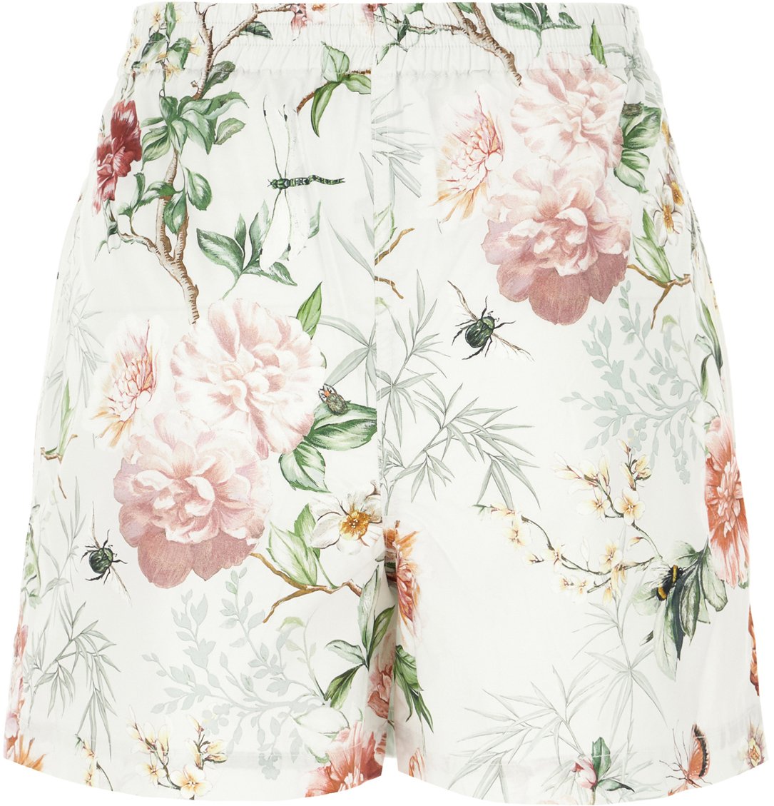 The Attico The Attico Printed cotton shorts Divers