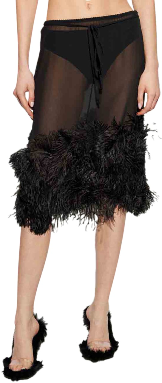 The Attico Skirts Black Zwart