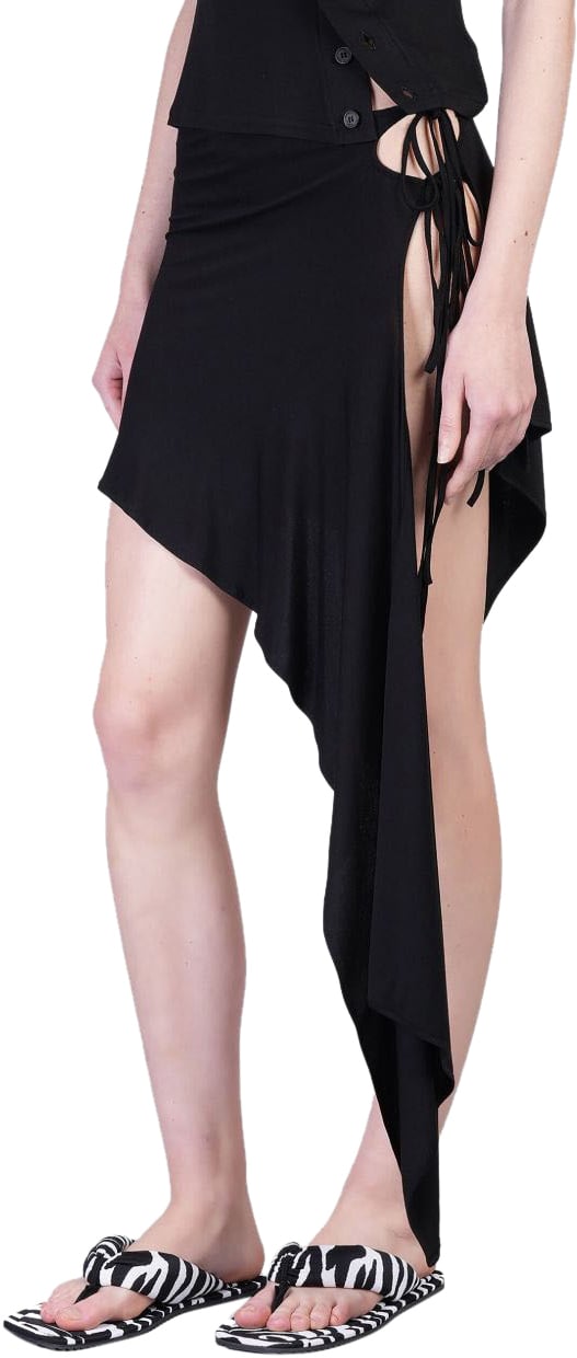 The Attico The Attico Skirts Black Zwart