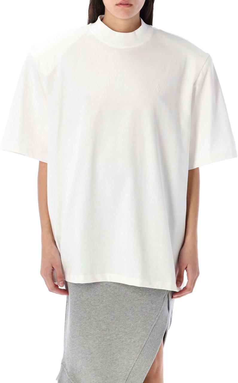 The Attico Kylie Tshirt Bianco Wit