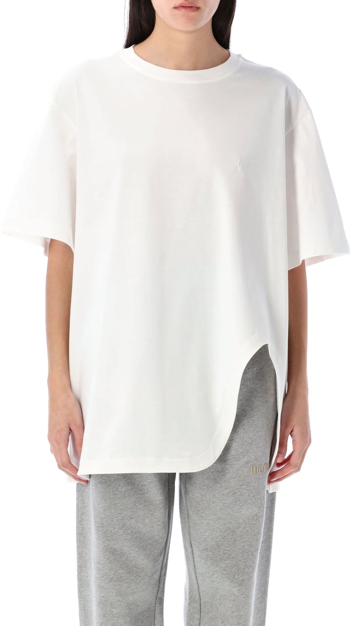 The Attico Oversize t-shirt Wit