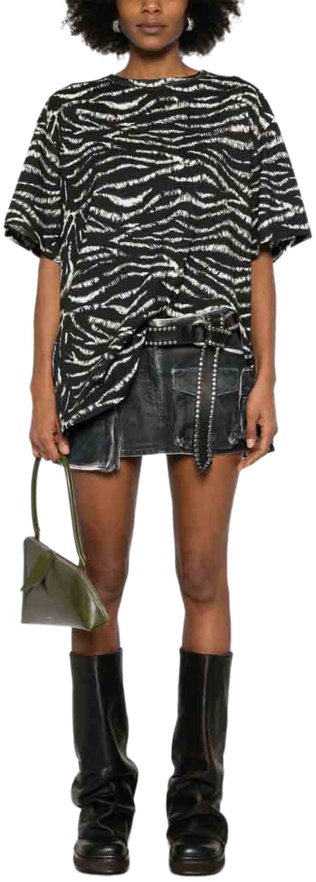 The Attico T-Shirts And Polos Black Zwart