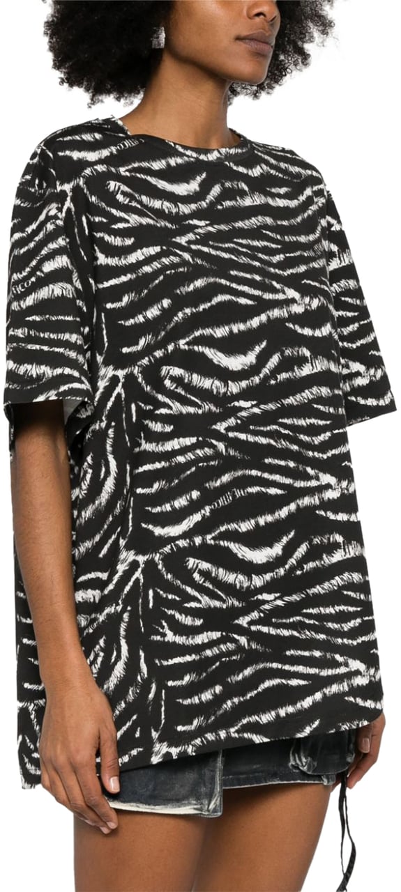 The Attico T-Shirts And Polos Zebrato Divers