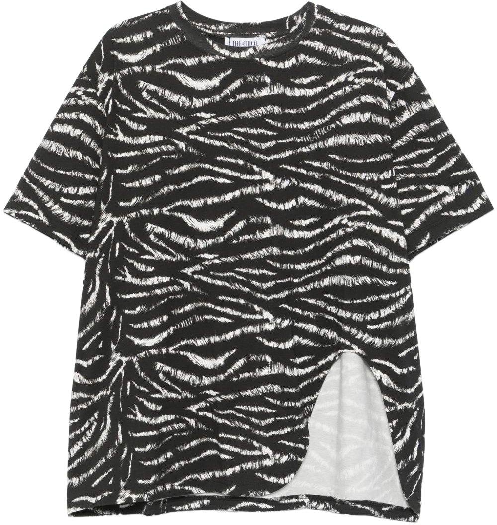 The Attico The Attico T-shirts And Polos Black Zwart