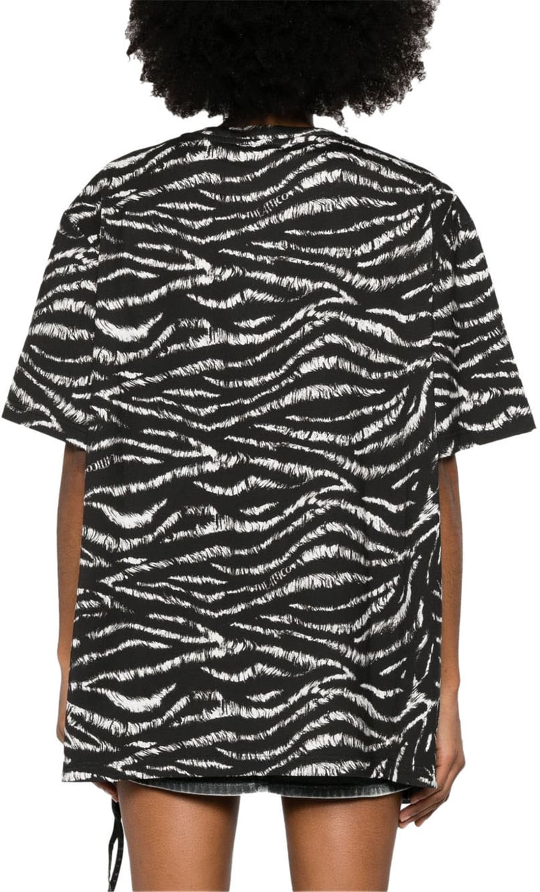 The Attico The Attico T-shirts And Polos Black Zwart