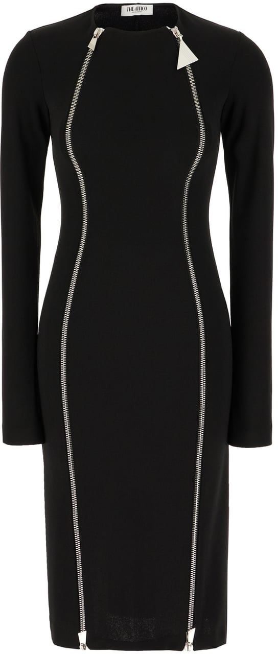 The Attico The Attico Black polyester dress Zwart