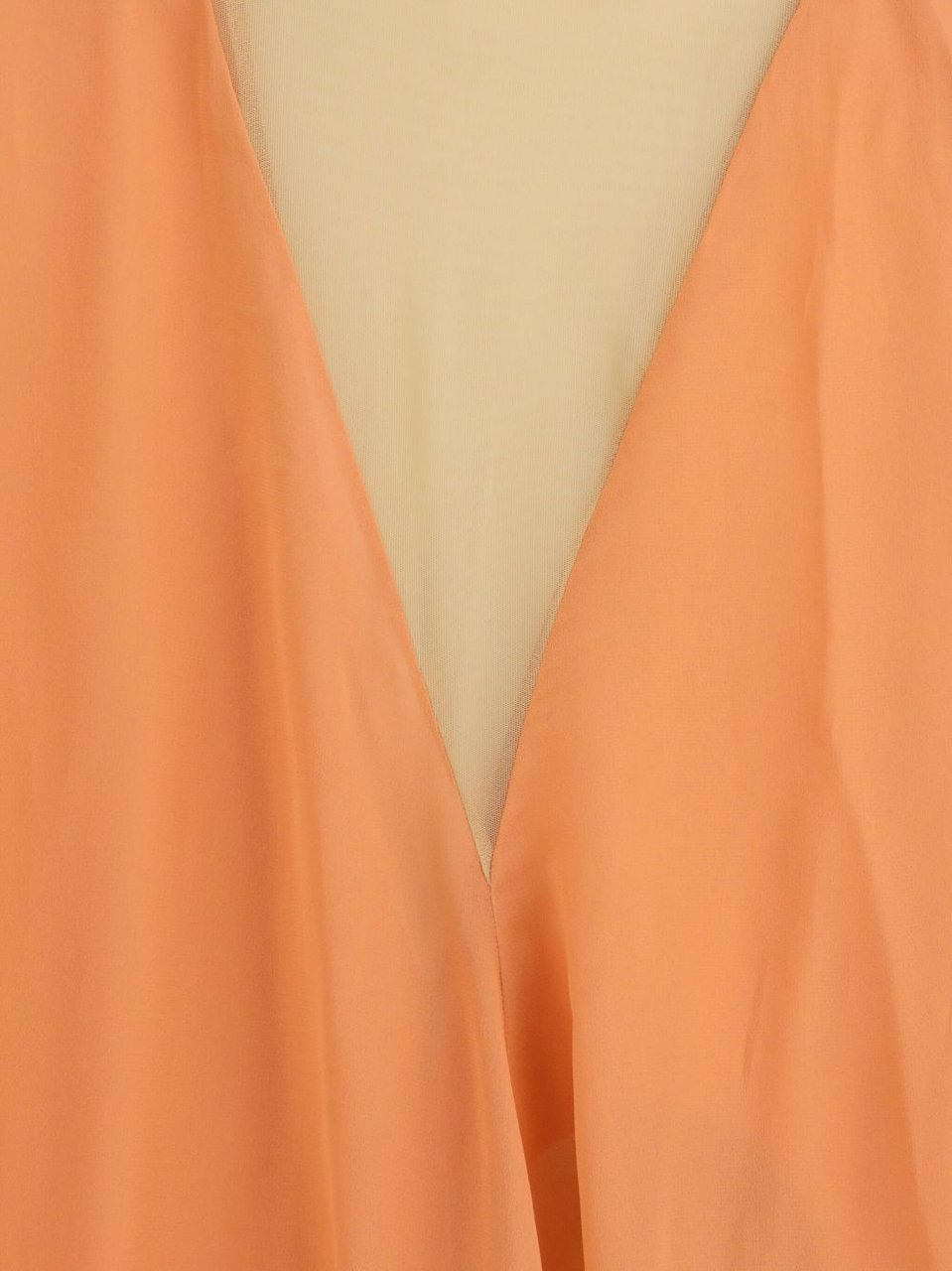 The Attico Dresses Beige Oranje