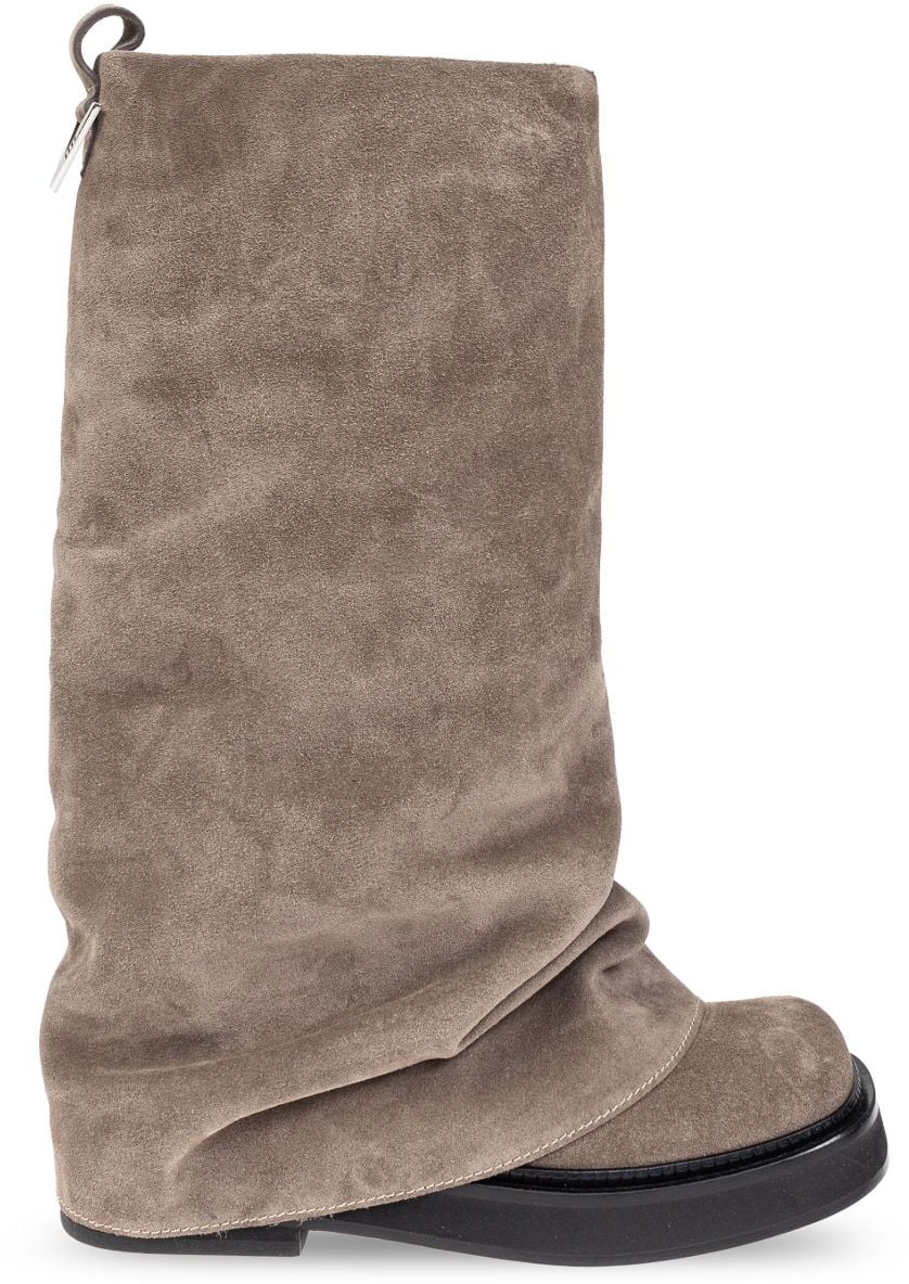 The Attico Boots Dove Grey Grijs