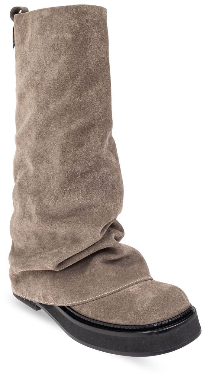 The Attico Boots Beige Taupe