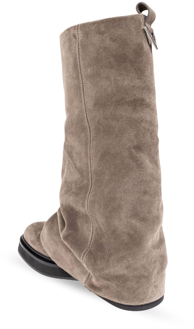 The Attico Boots Dove Grey Grijs