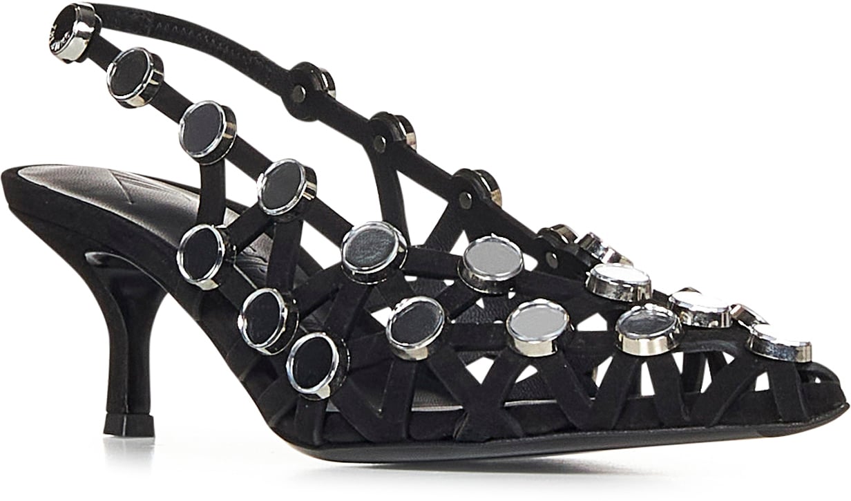 The Attico The Attico With Heel Black Zwart