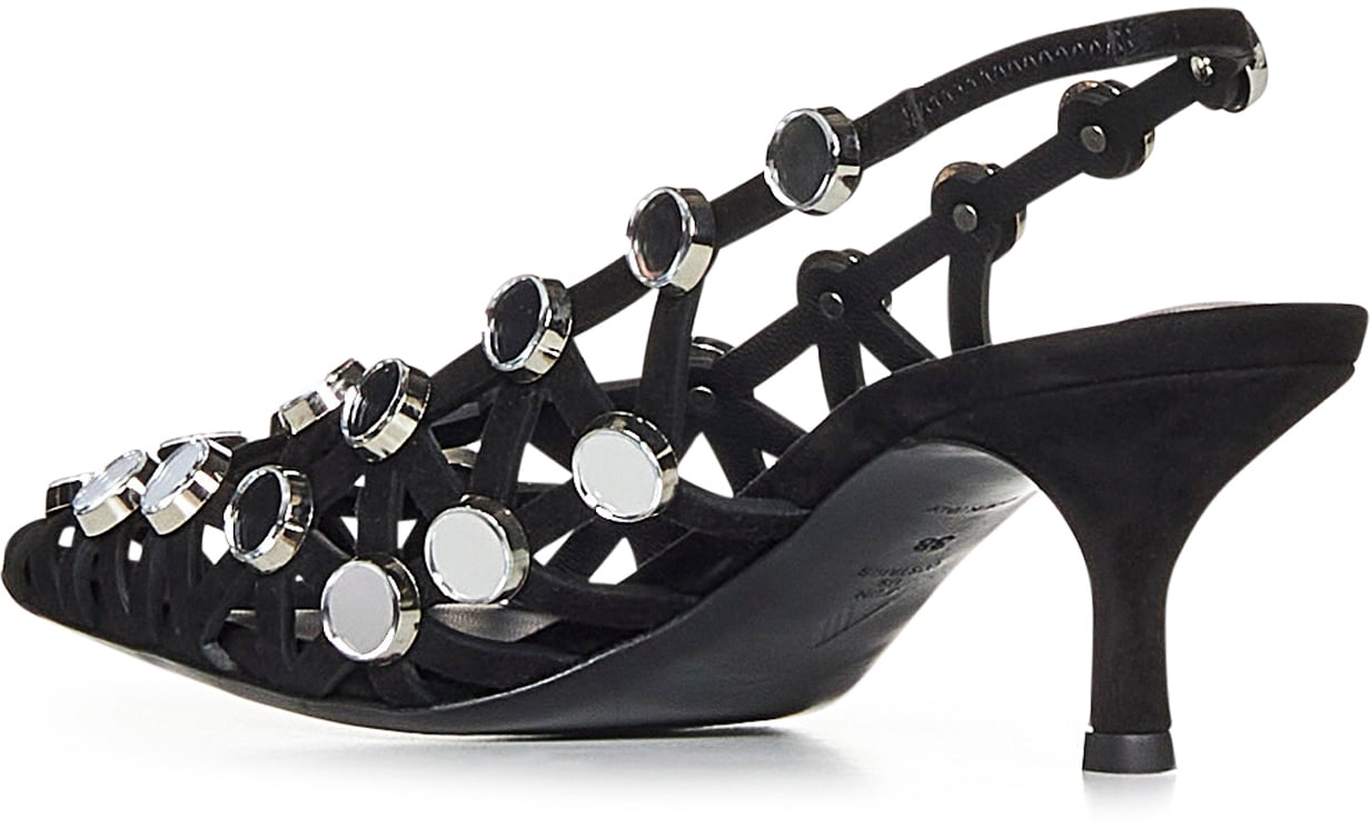 The Attico The Attico With Heel Black Zwart