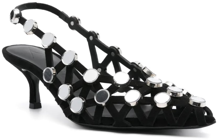 The Attico grid slingback 50mm divers Divers