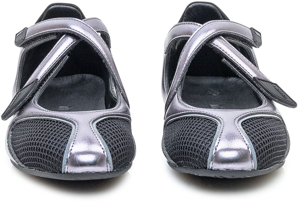 The Attico Ballerine Sportive FLOOR01 Zilver