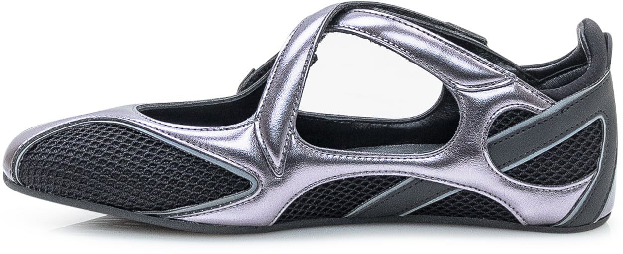 The Attico Ballerine Sportive FLOOR01 Zilver