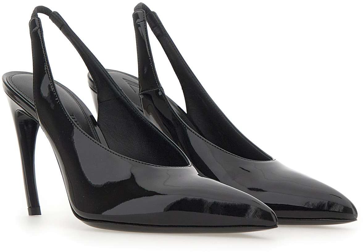 The Attico With Heel Black Zwart