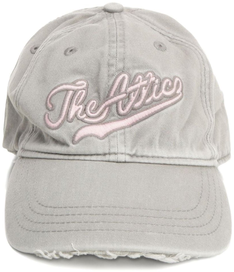 The Attico Hats Light Grey Grijs