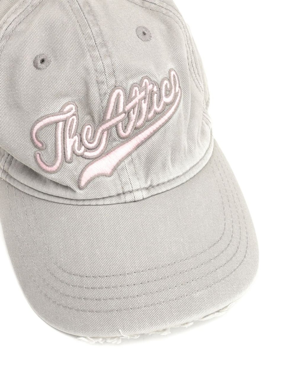 The Attico Hats Light Grey Grijs