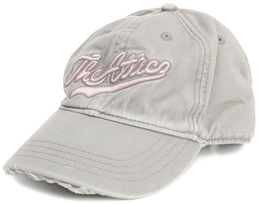 The Attico Hats Light Grey Grijs