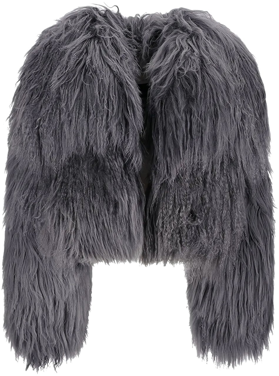 The Attico Bomber Mongolia Grey Grijs