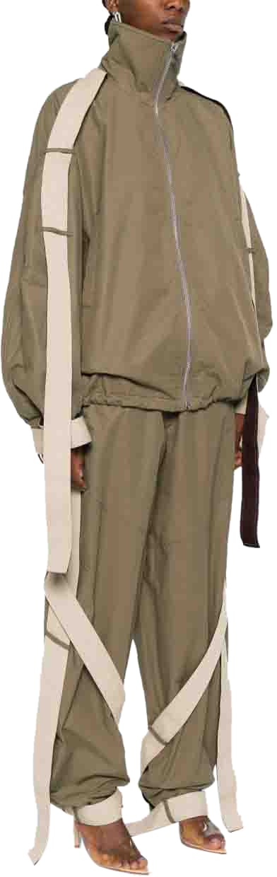 The Attico Coats Green Groen