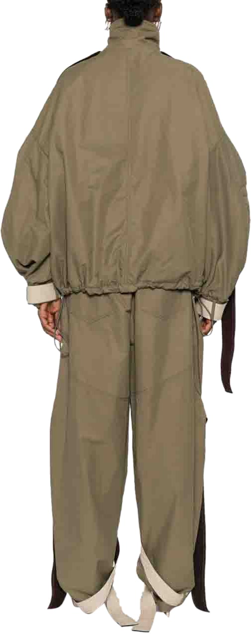 The Attico Coats Green Groen