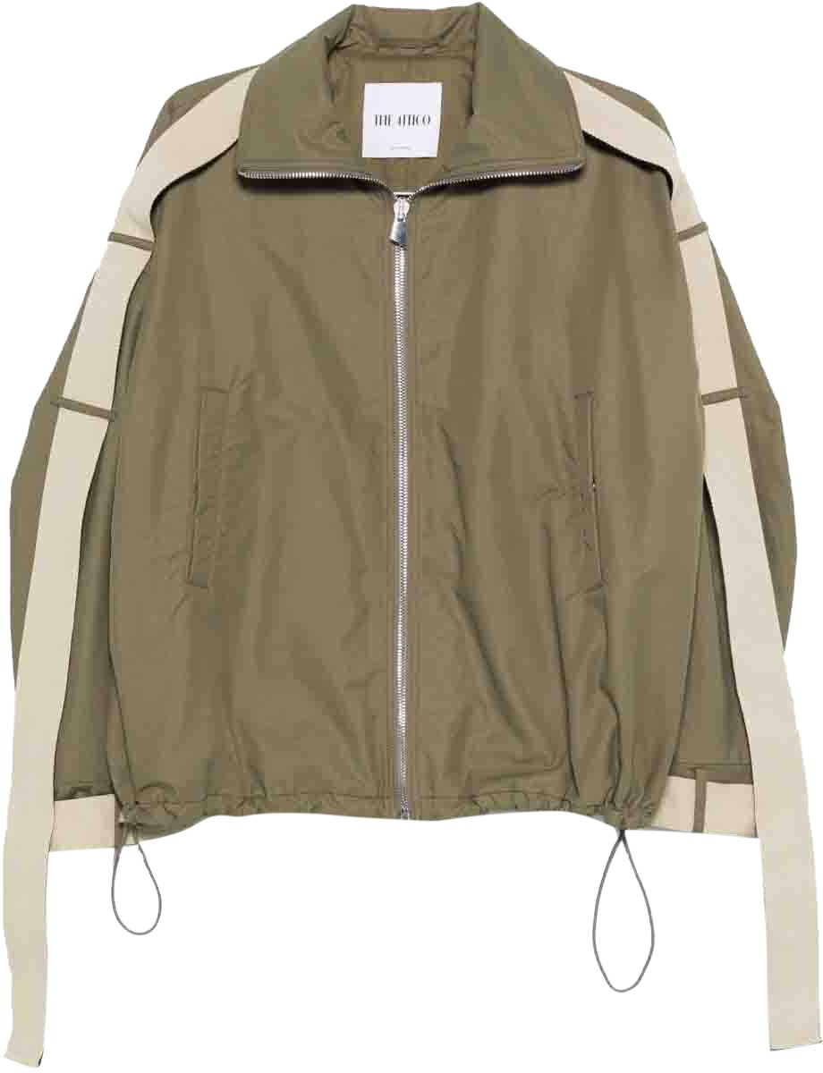 The Attico Coats Green Groen