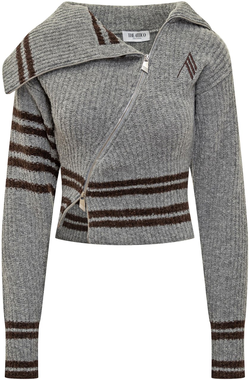 The Attico Cardigan The Attico Grijs