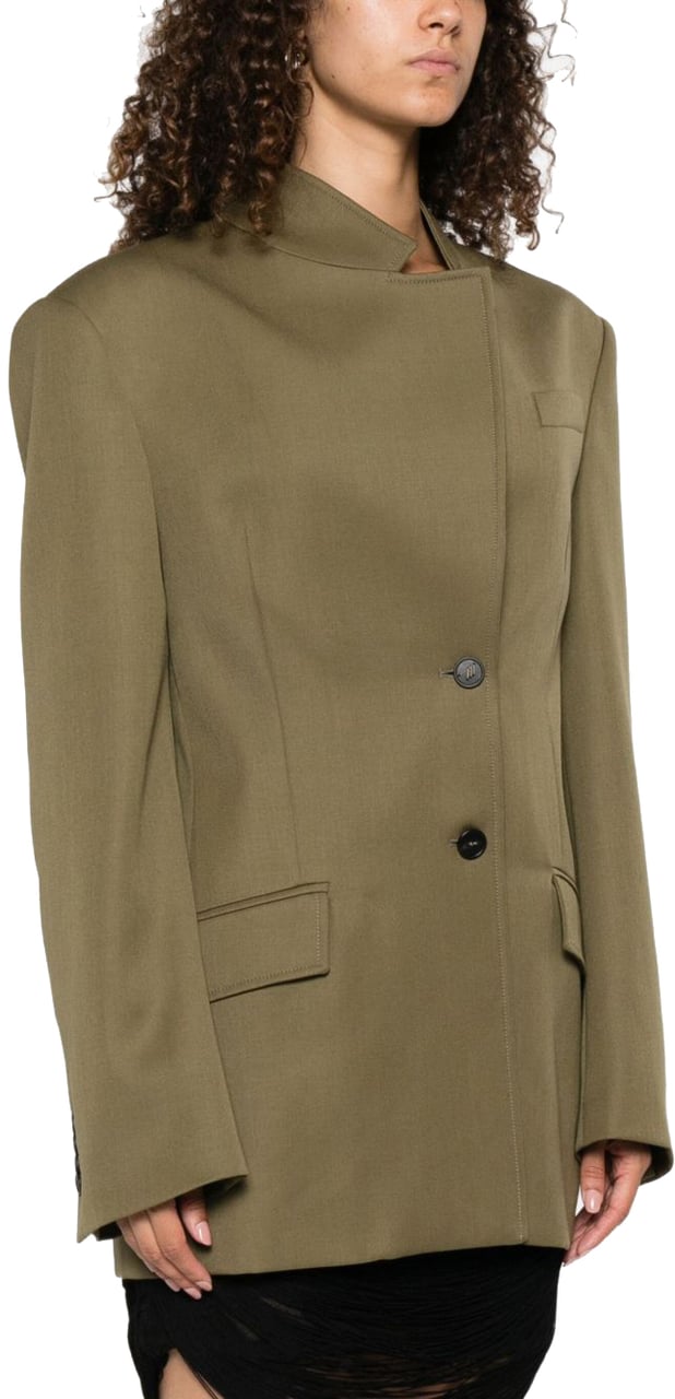 The Attico Jackets Green Groen