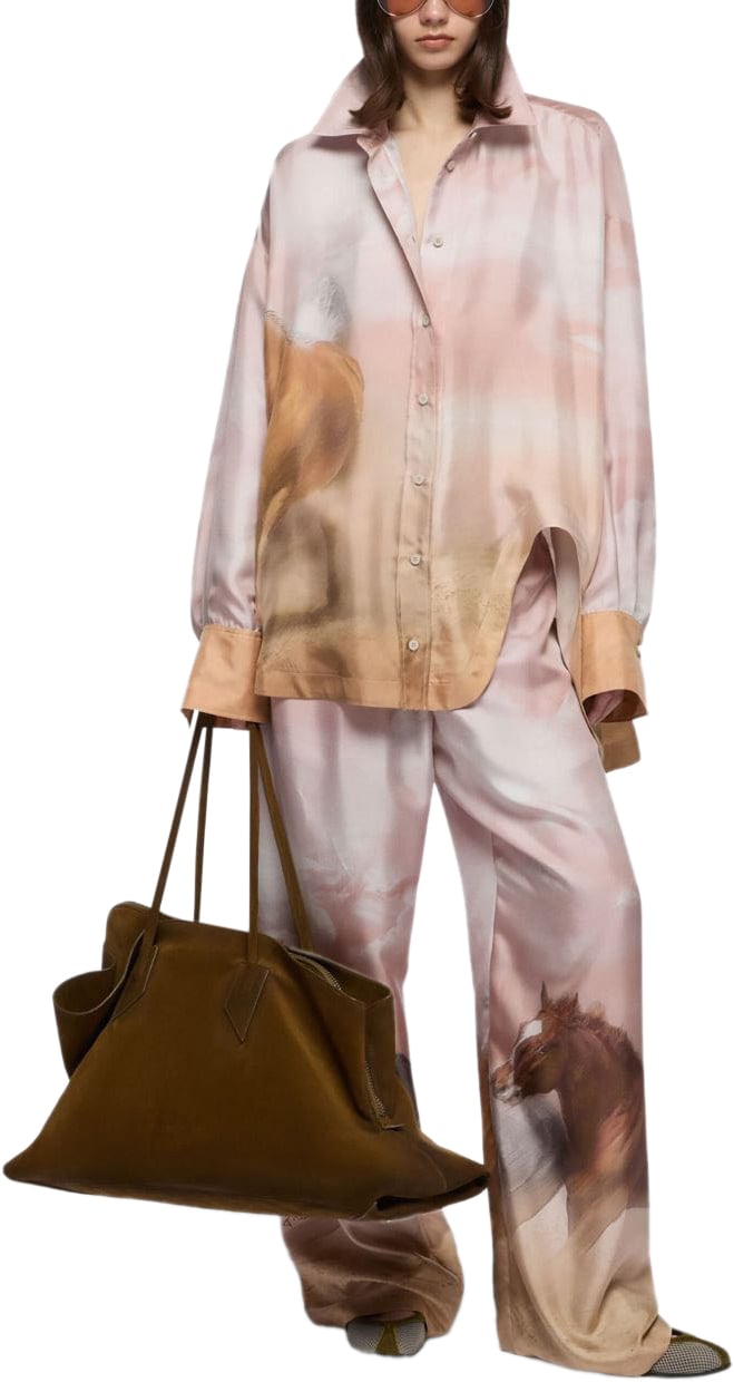 The Attico Shirts Pink Roze