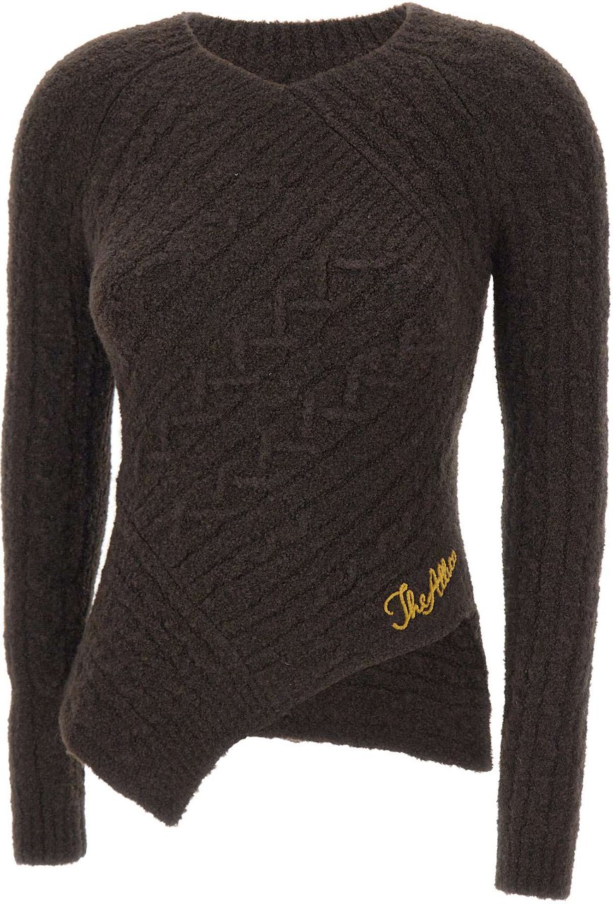 The Attico Sweaters Brown Bruin