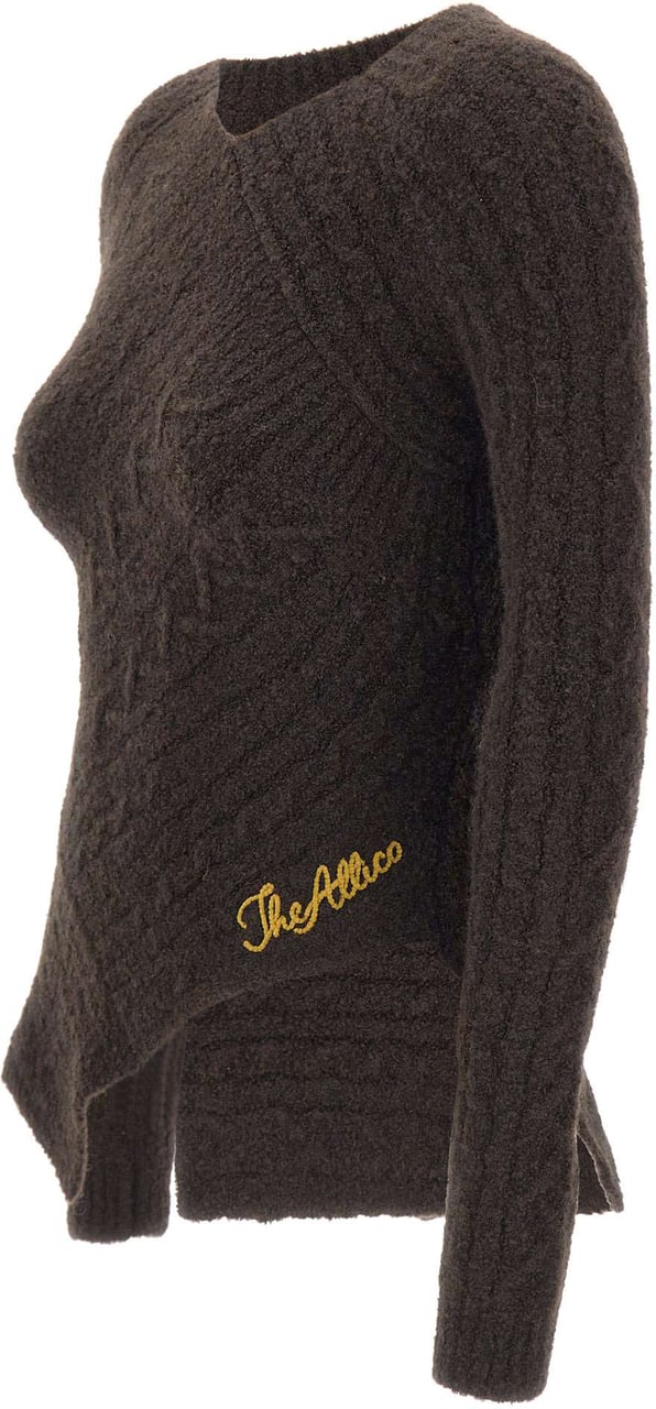 The Attico Sweaters Brown Bruin