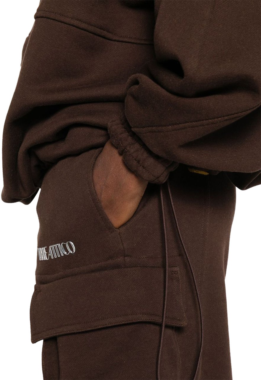 The Attico Trousers Brown Bruin