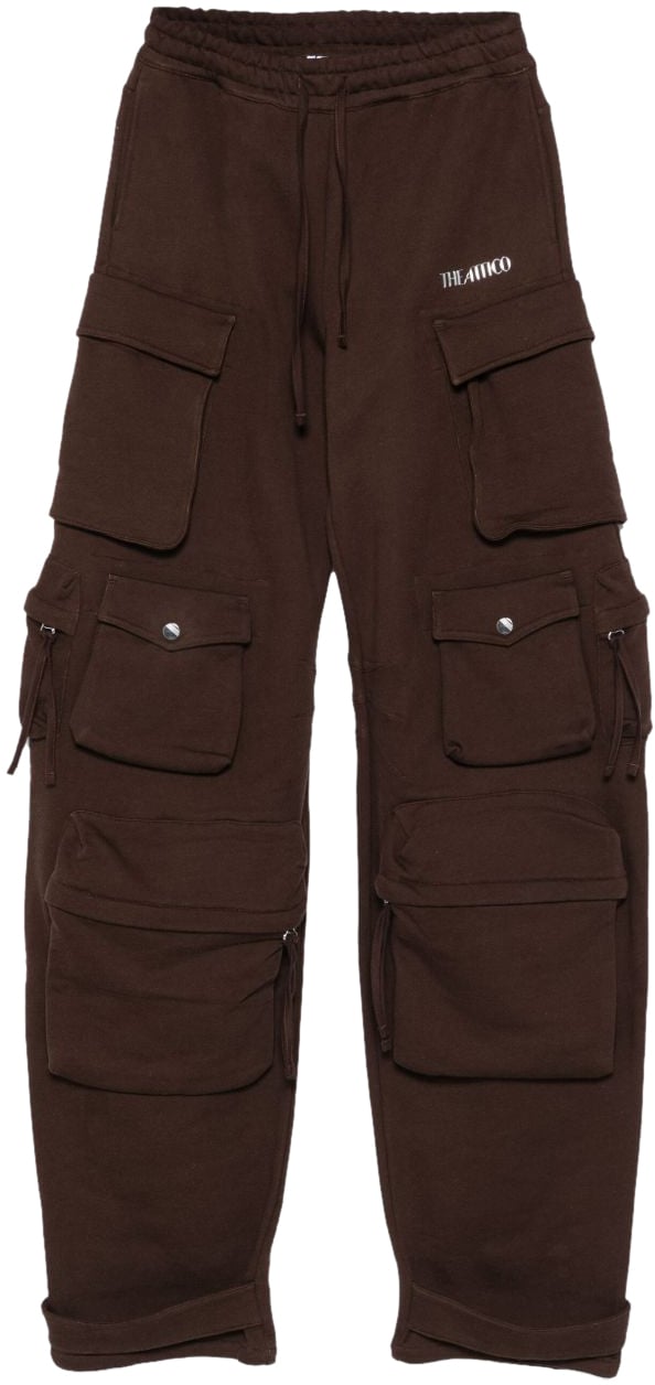The Attico Trousers Brown Bruin