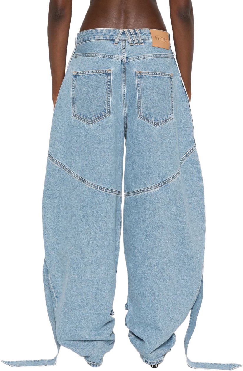 The Attico Jeans Clear Blue Blauw