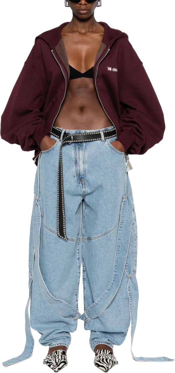 The Attico Jeans Clear Blue Lichtblauw