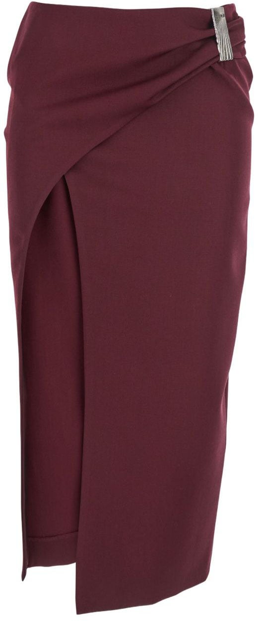 The Attico Skirts Red Rood